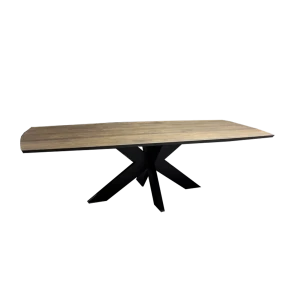 Eikenhouten ovale tafel spider