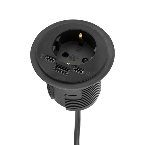 Inbouwspot 230v & USB opladers