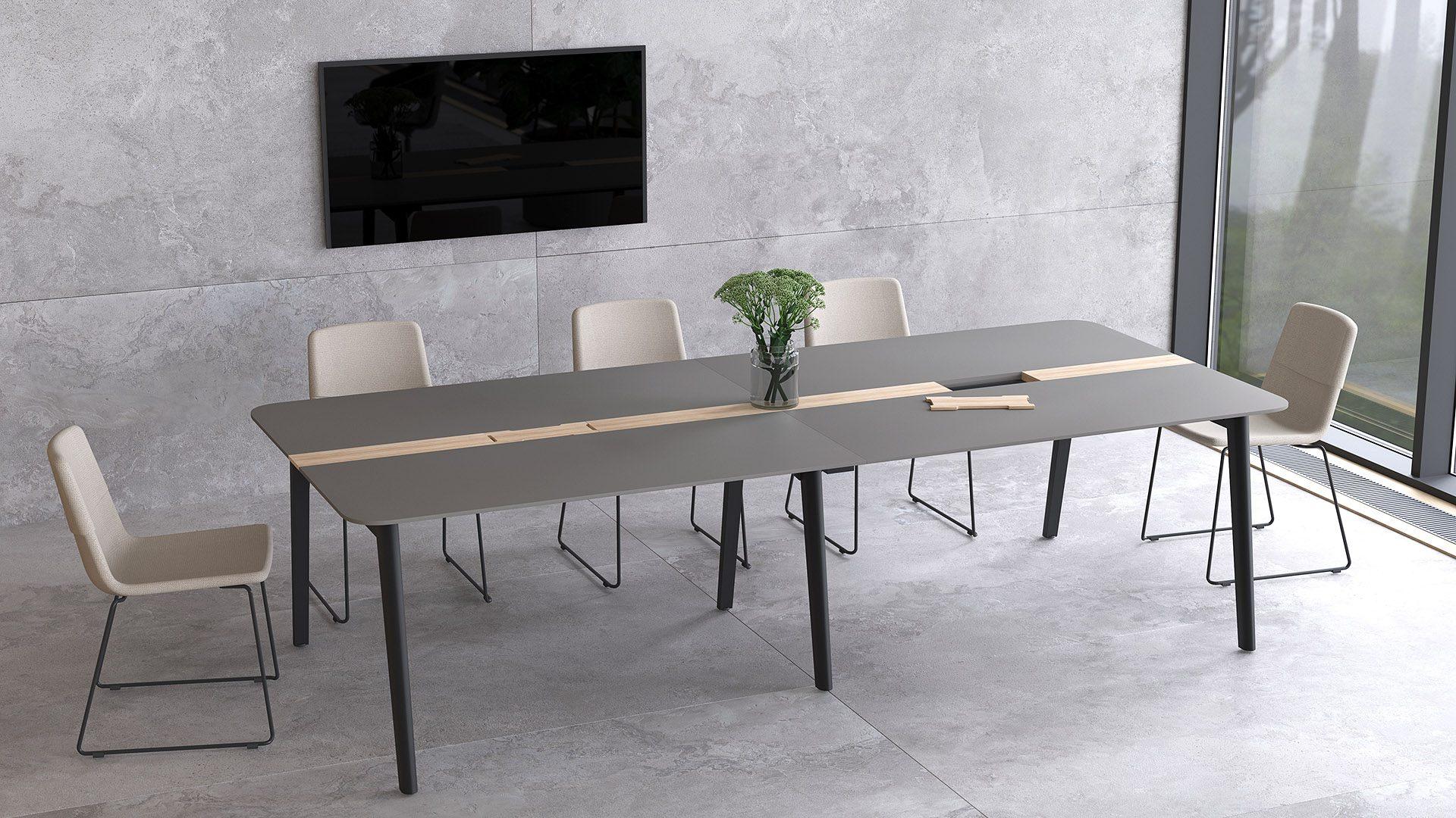 Vergadertafel Nova wood