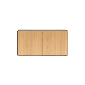 Halfhoge kast Viga met fineer