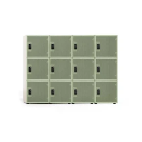 Lockerkast geperforeerd