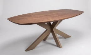 Tafel Deens Ovaal – Spideronderstel smal