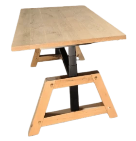 Vintable OAK-frame zit-sta tafel