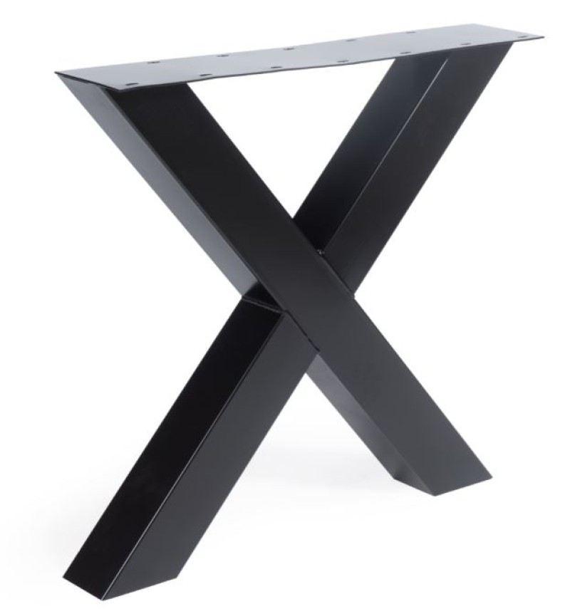 Eikenhouten tafel X-poot