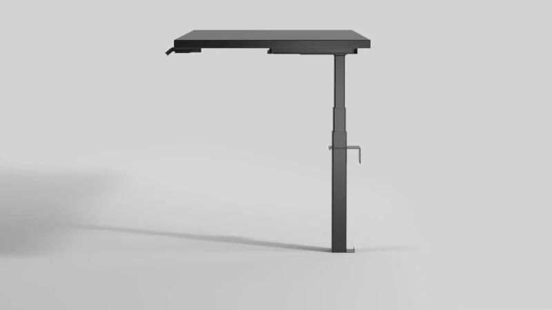 Zit-sta bureau wall enkel