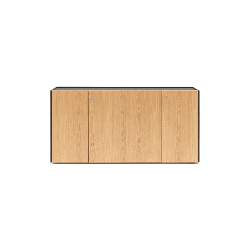 Halfhoge kast Viga met fineer