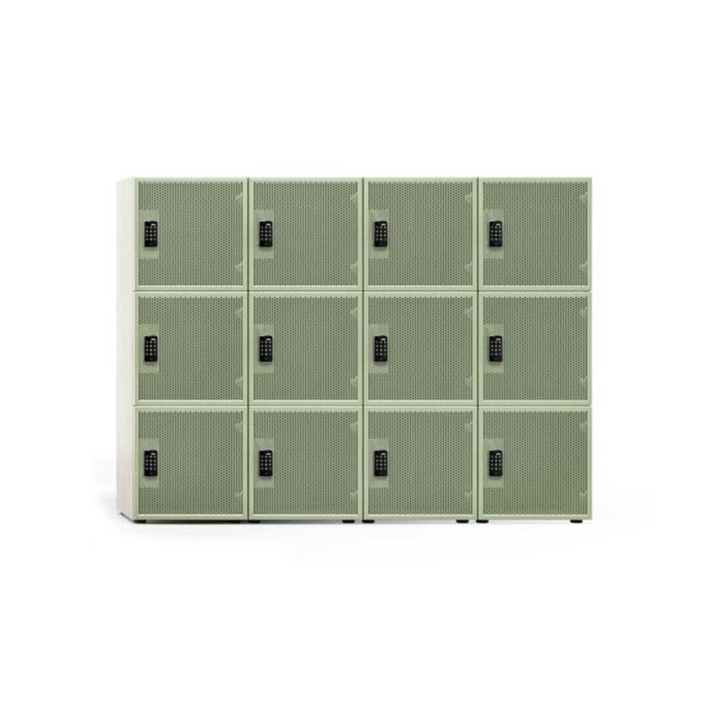 Lockerkast geperforeerd