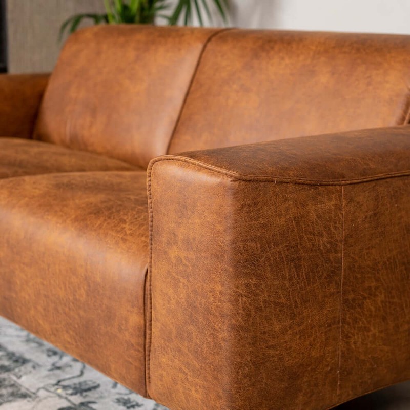 Zitbank 2,5 zits Vallery eco-leer