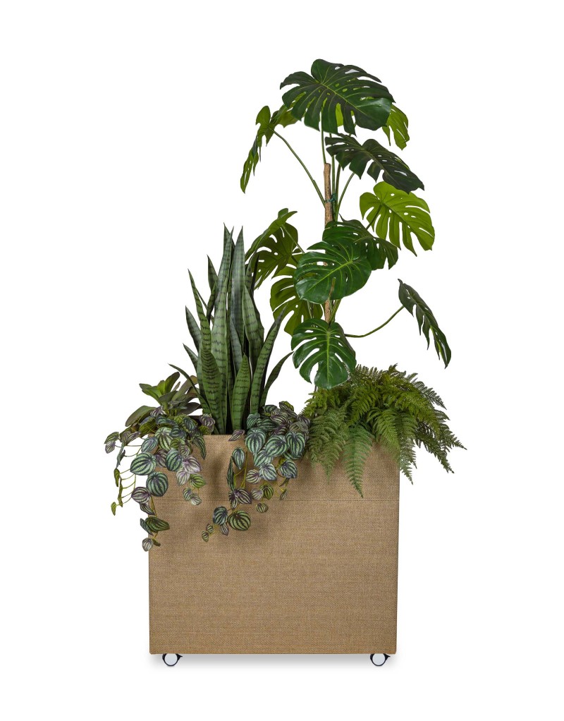 Plant divider gestoffeerd