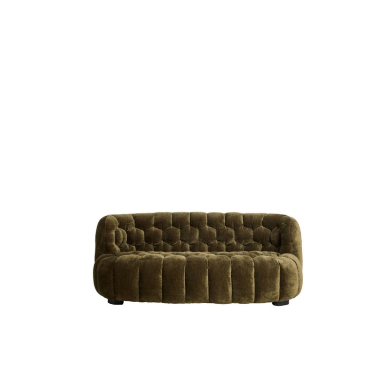 Zitbank Amara velvet olijfgroen
